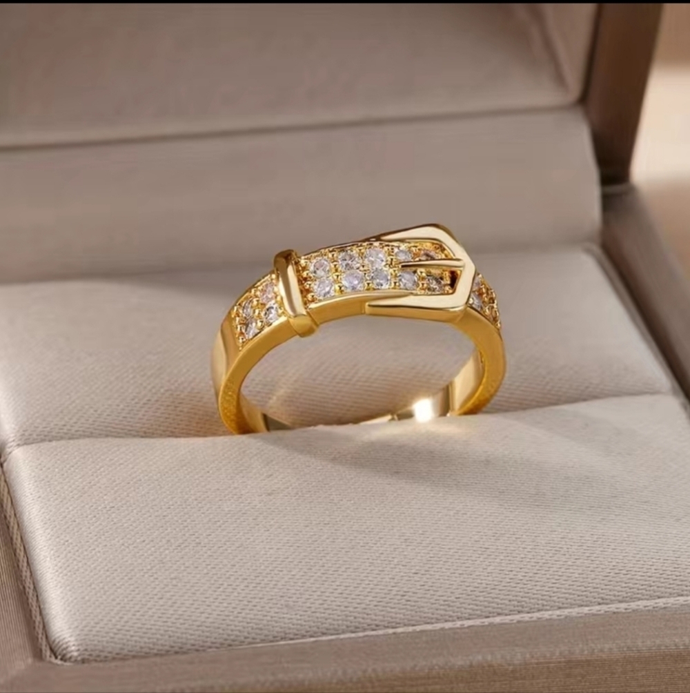 18k gold plated  Opening Ring